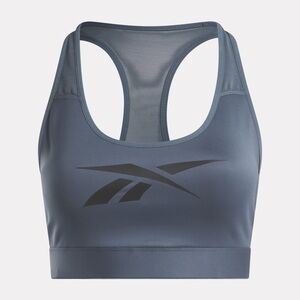 NWT Reebok Lux Vector Racer Sports Bra, Medium Impact Sport, Recycled Collection